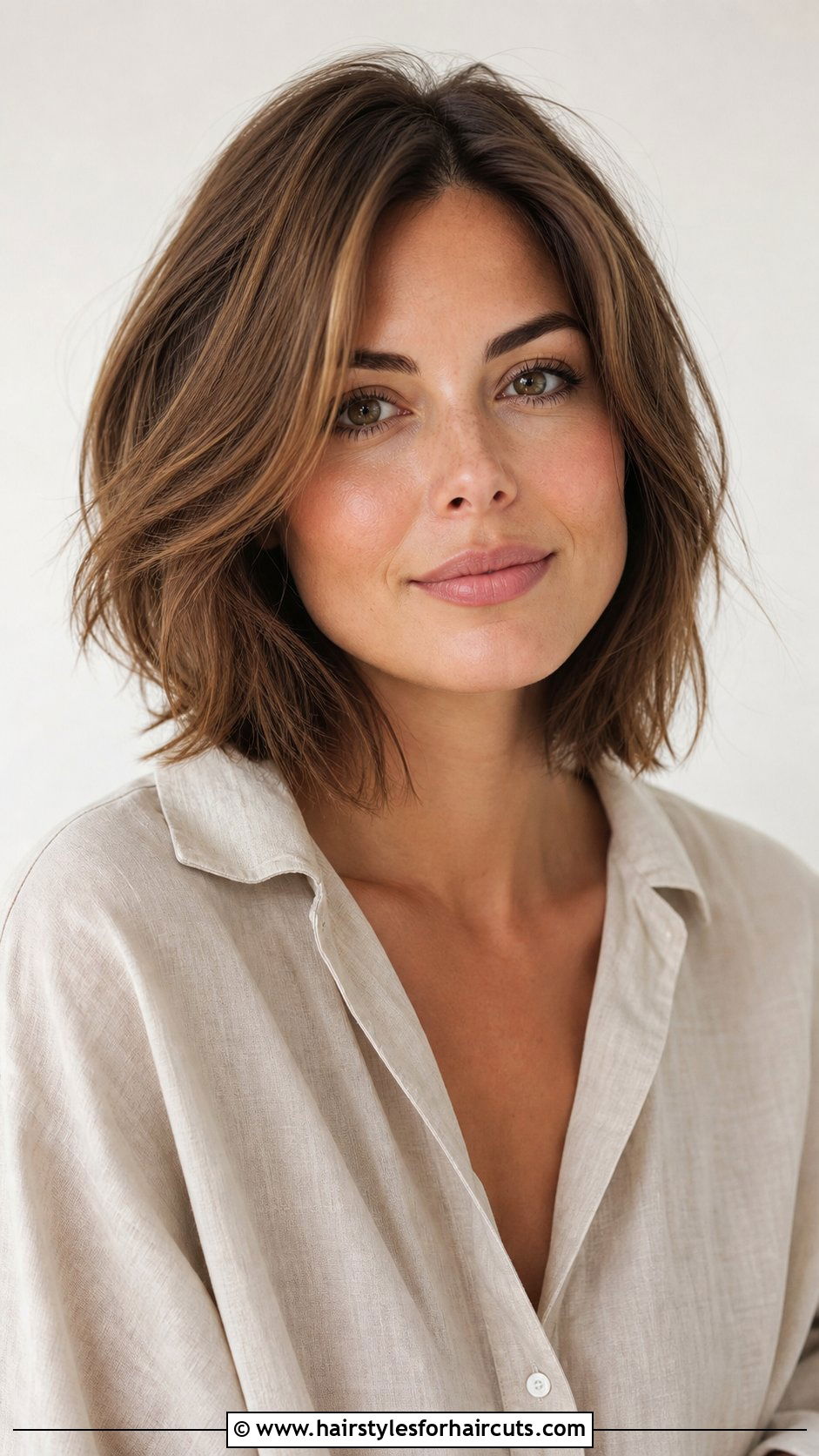 Collarbone Cut With Face Framing Layers - 25 haircuts for really thin hair - 25 haircuts for really thin hair