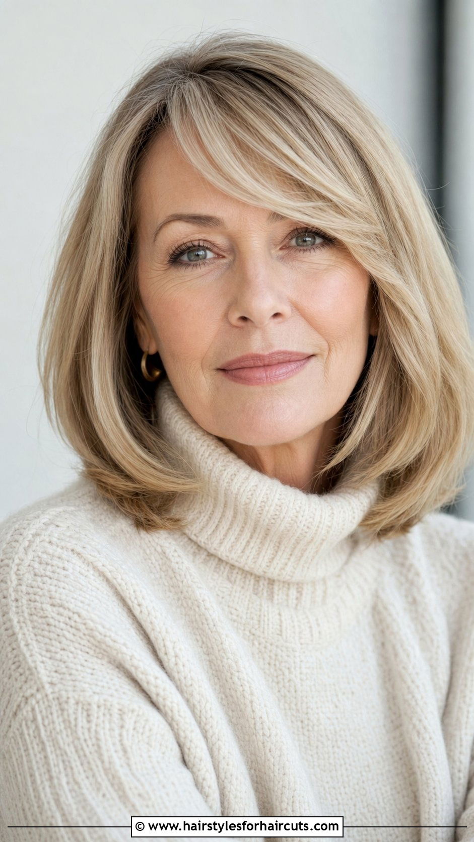 Collarbone Cut With Side Bangs - 25 hairstyles with bangs for older women - 25 hairstyles with bangs for older women