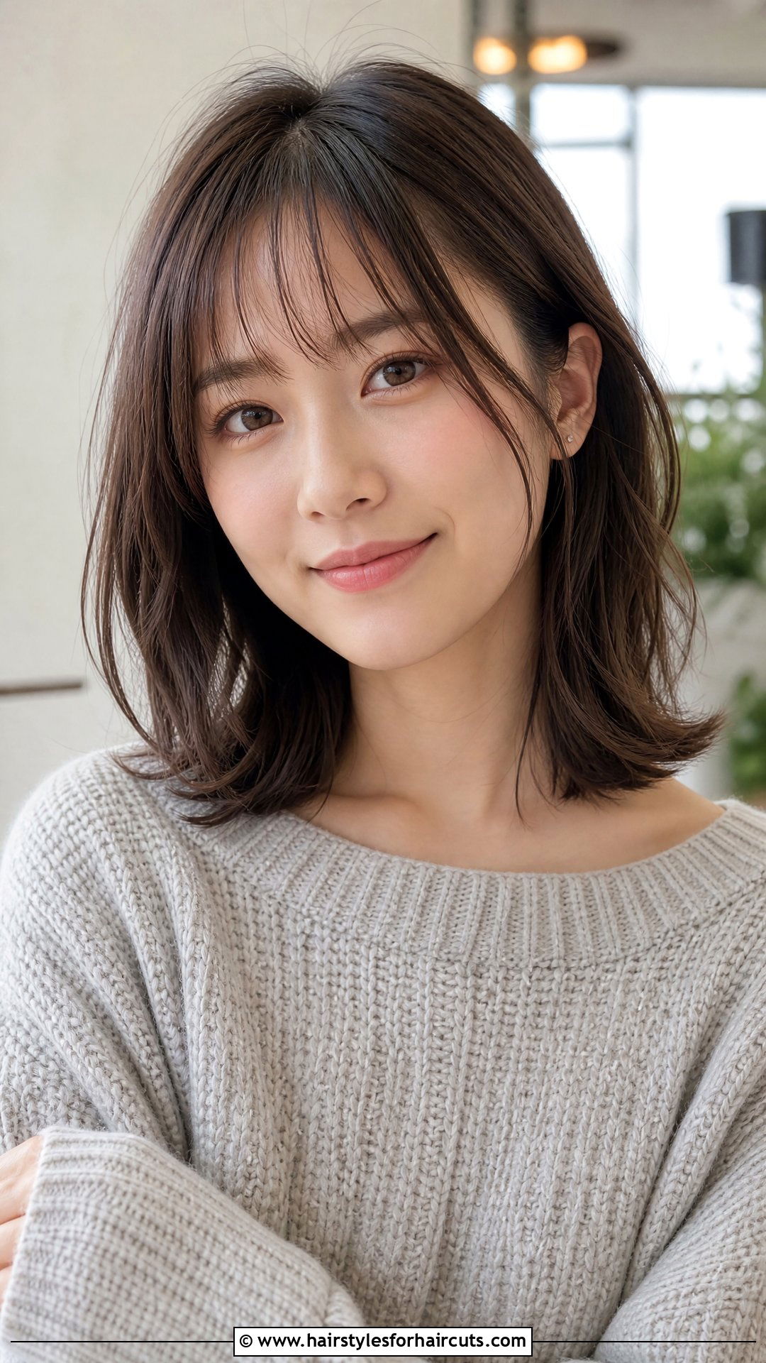 Collarbone Cut With Wispy Bangs - 25 haircuts for fine hair with bangs - 25 haircuts for fine hair with bangs