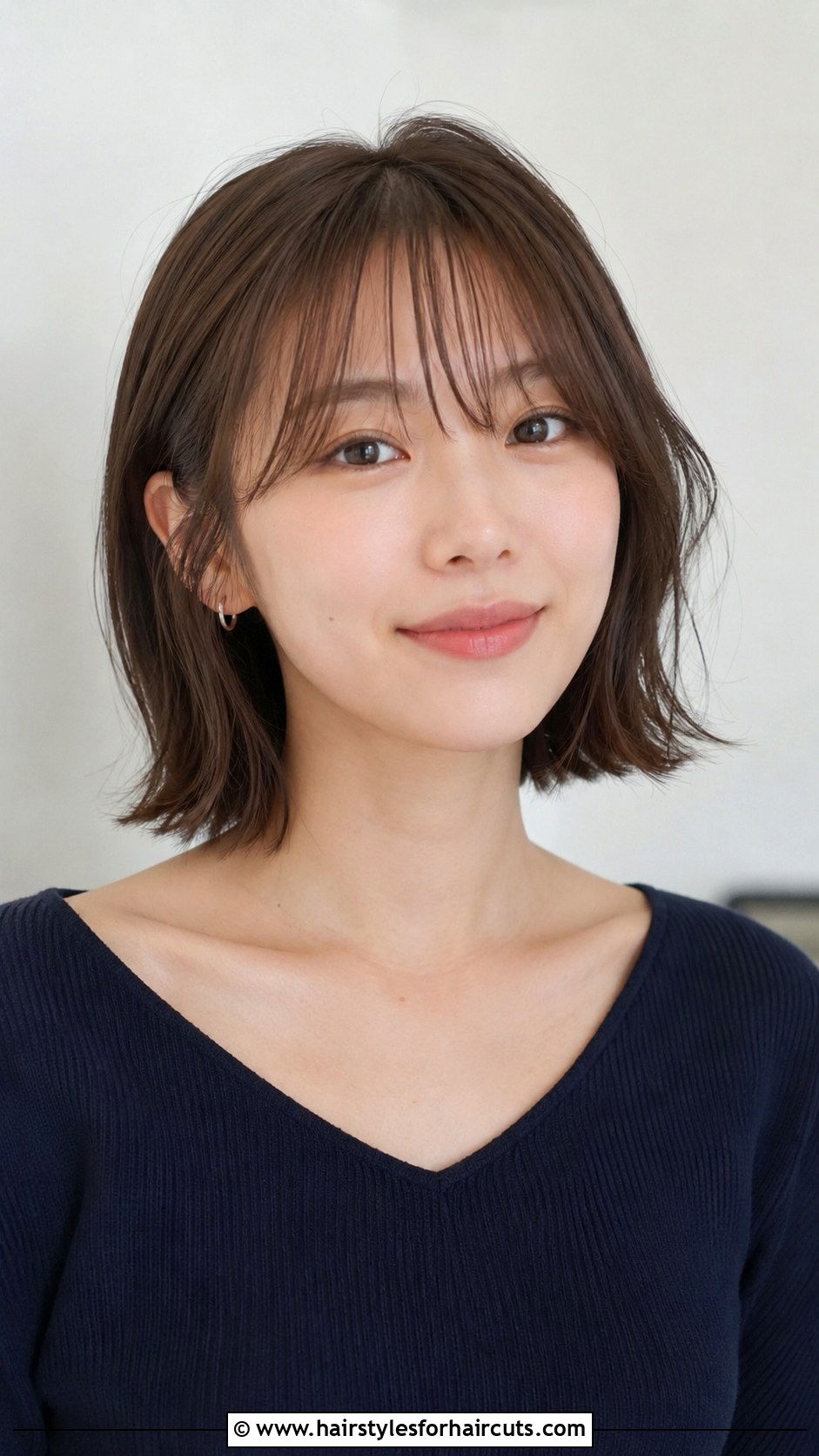 Collarbone Cut with Wispy Bangs - 25 haircuts pictures woman - 25 haircuts pictures woman