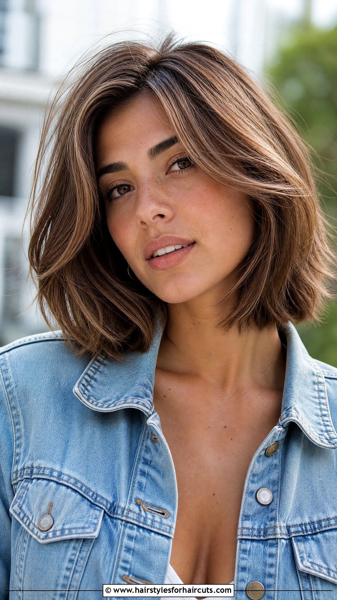 Collarbone Grazing Bob - 25 shoulder length haircuts for straight fine hair - 25 shoulder length haircuts for straight fine hair