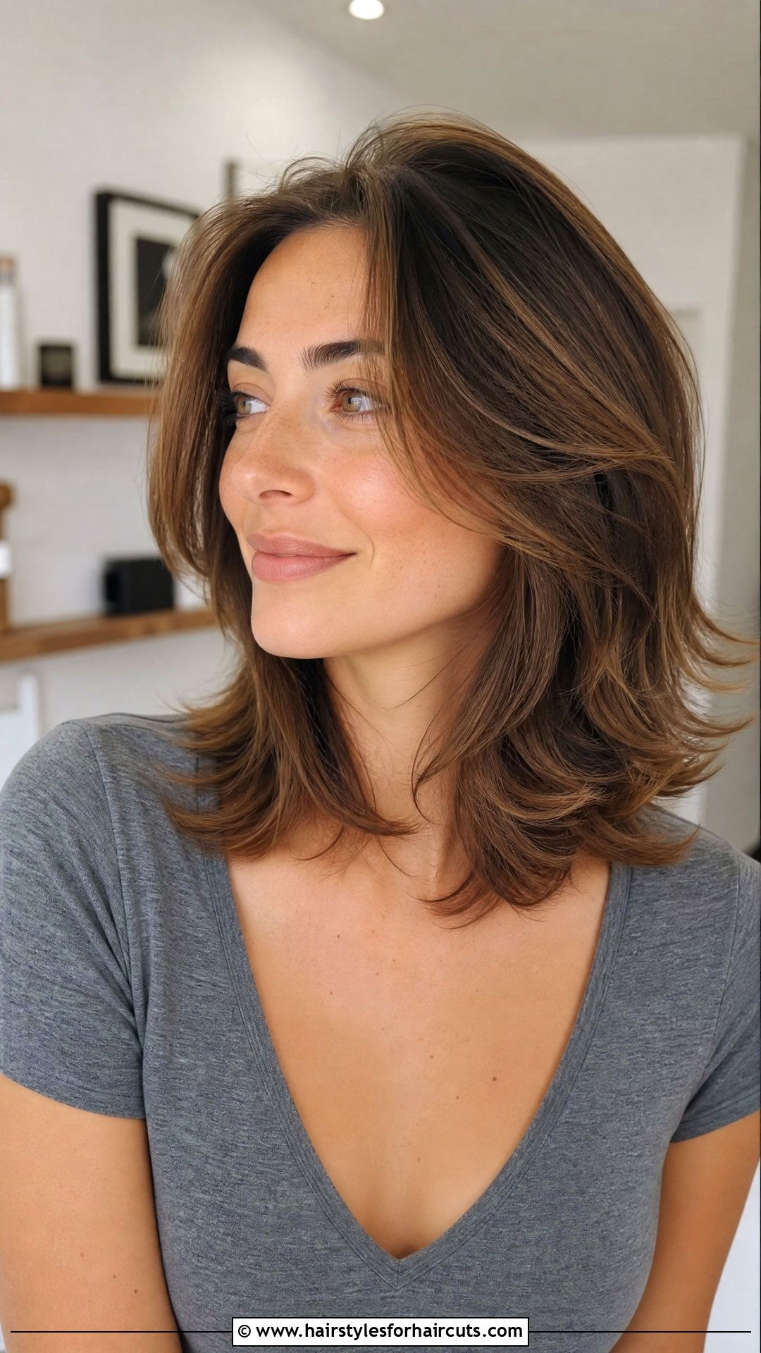Collarbone Layered Haircut - 25 hairstyles for over 60 - 25 hairstyles for over 60