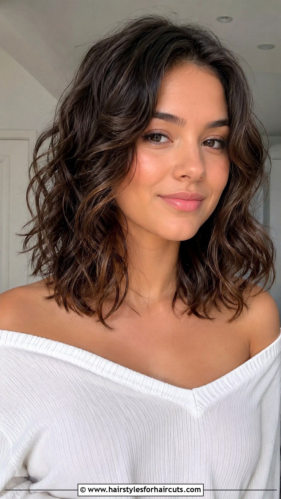 Collarbone Length 2C Waves - 25 2c curly hairstyles - 25 2c curly hairstyles