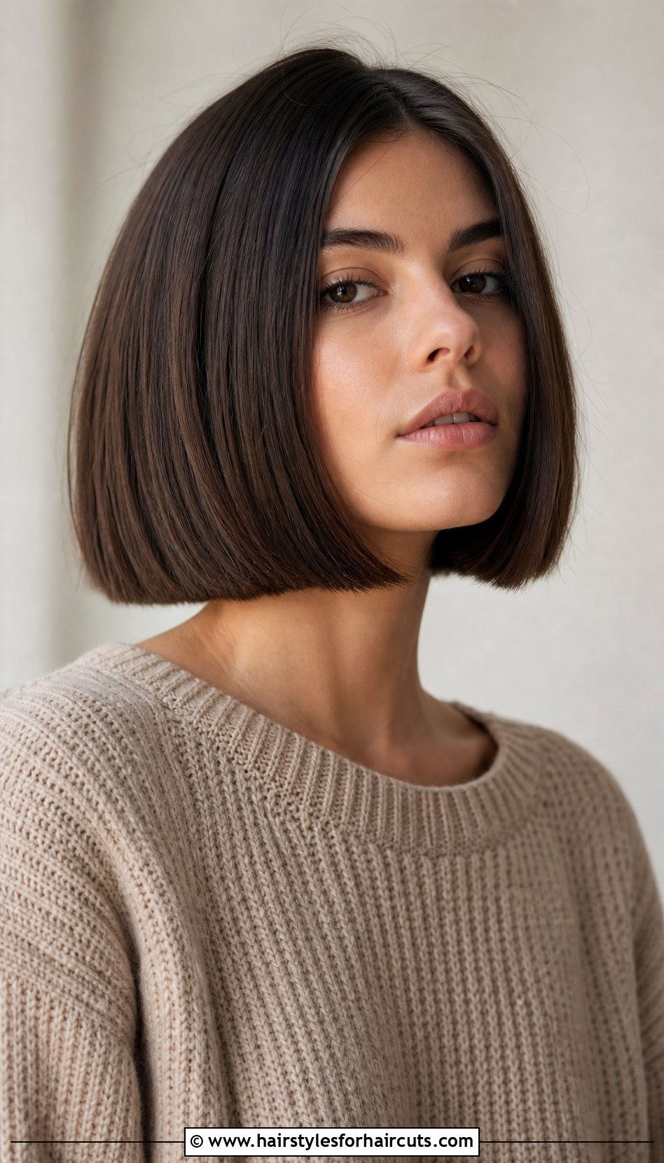 Collarbone Length Blunt Cut - 25 shoulder length hairstyles for thin hair - 25 shoulder length hairstyles for thin hair