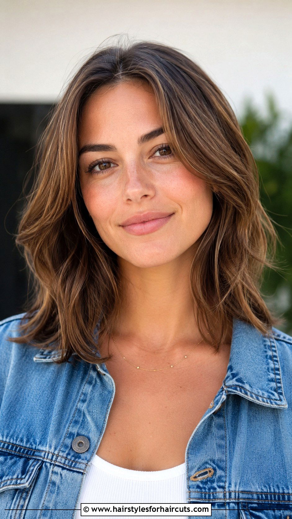 Collarbone Lob With Face Framing Layers - 25 haircuts for thin wavy hair - 25 haircuts for thin wavy hair