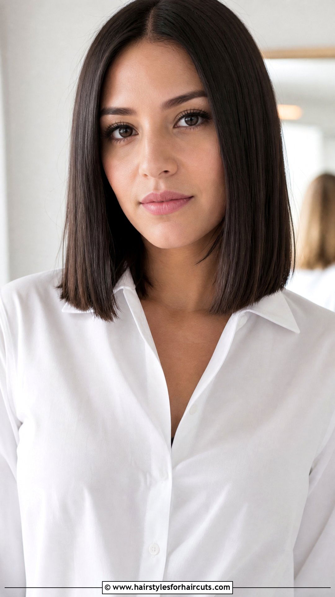 Collarbone Straight Cut - 25 flat iron straight hairstyles for black hair - 25 flat iron straight hairstyles for black hair
