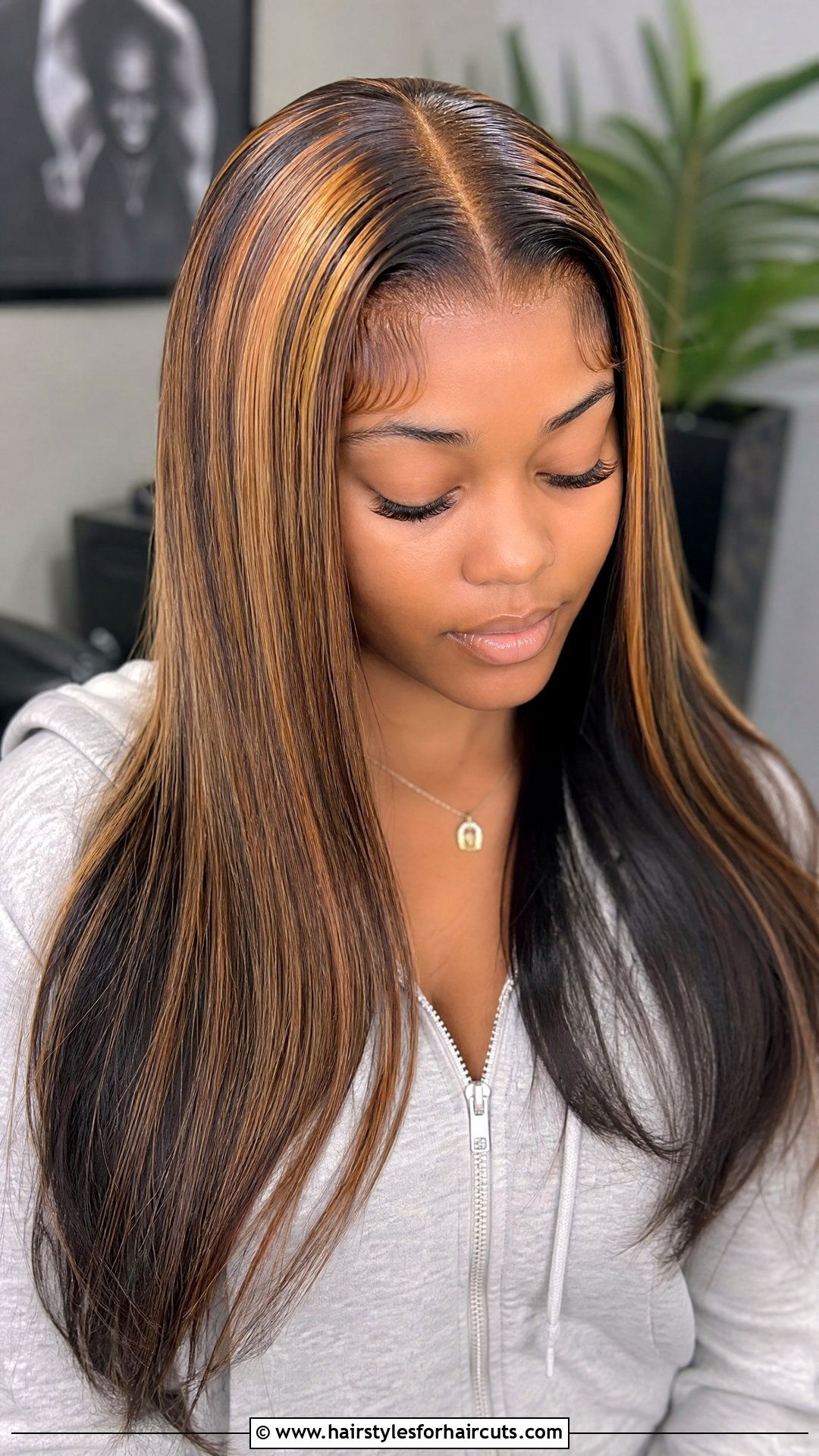 Colored Highlights Wig Install - 25 wig install hairstyles - 25 wig install hairstyles