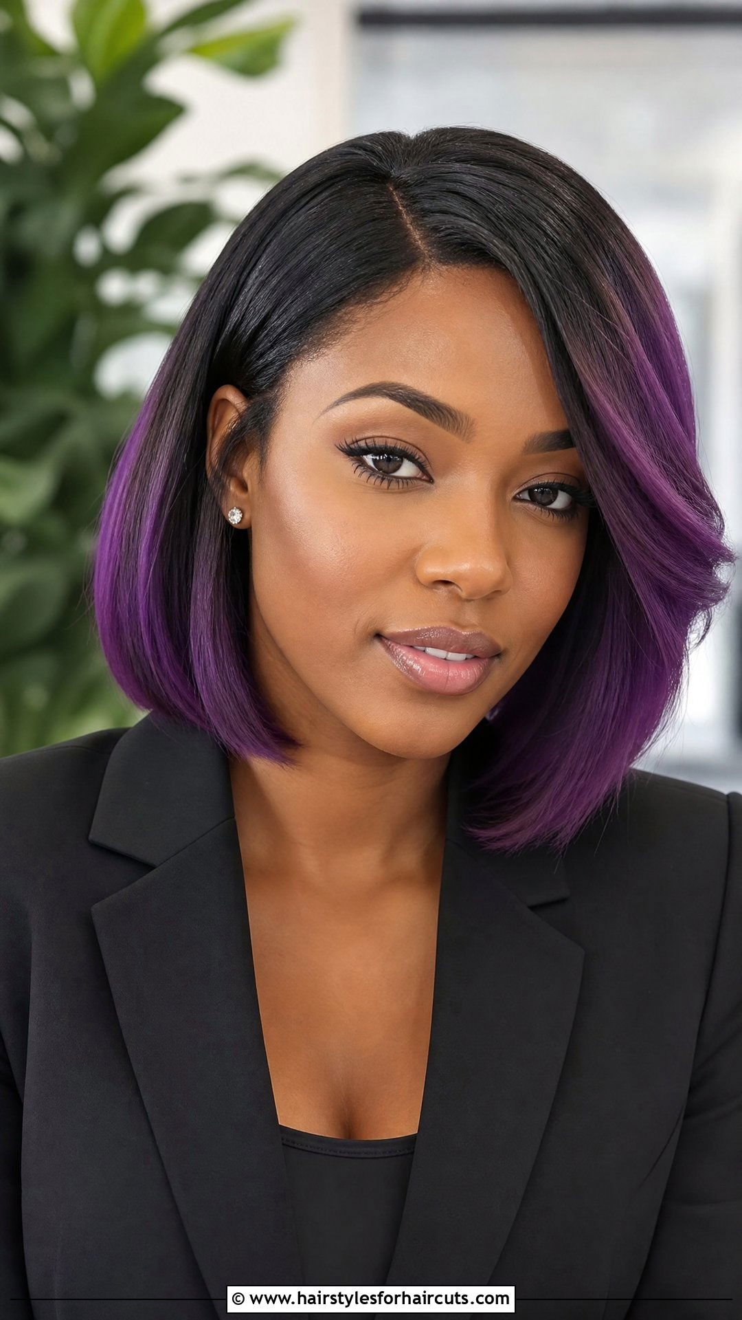Colored Tips Bob Wig - 25 wig hairstyles for black hair - 25 wig hairstyles for black hair