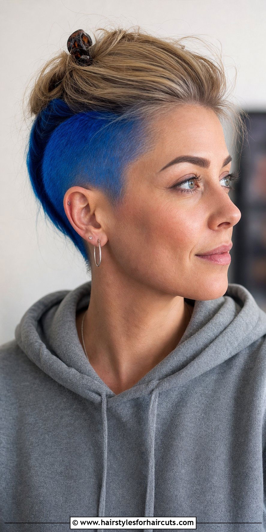Colored Undercut - 25 undercut hairstyles - 25 undercut hairstyles