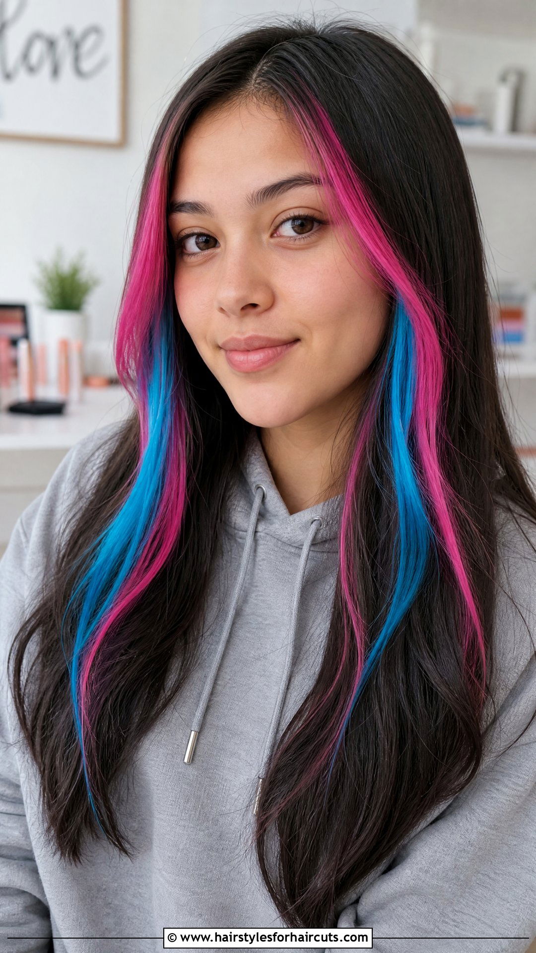 Colorful Clip In Extensions - 25 wacky hairstyles - 25 wacky hairstyles