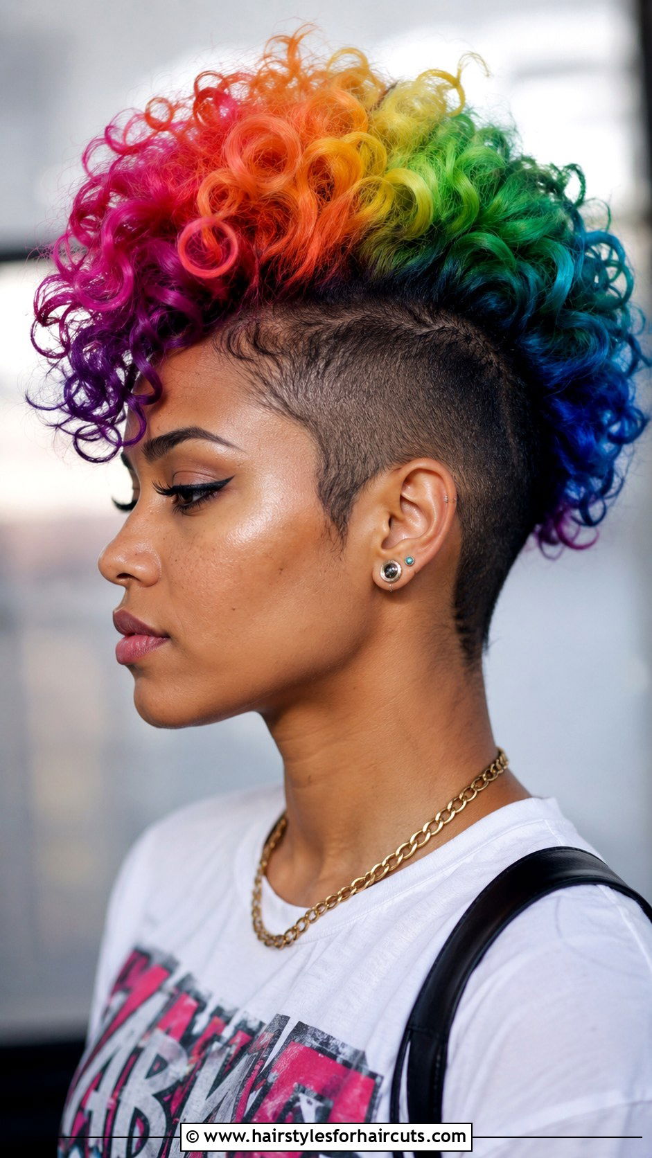 Colorful Curly Mohawk - 25 mohawk hairstyles curly hair - 25 mohawk hairstyles curly hair