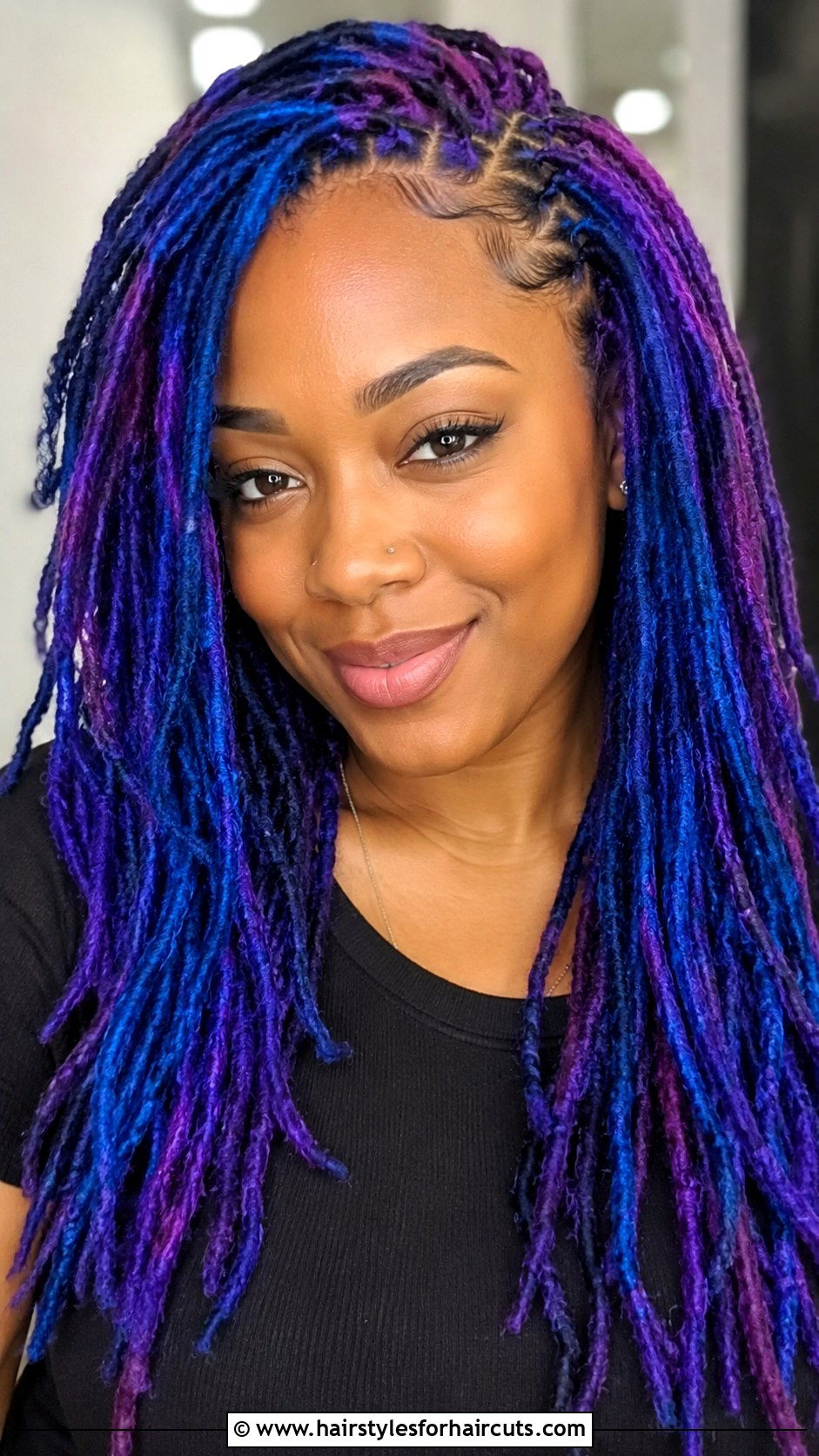 Colorful Locs - 25 locked hairstyles - 25 locked hairstyles