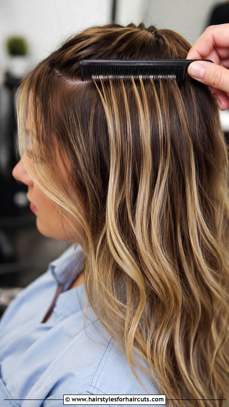 Comb In Highlight Extensions - 25 comb in hairstyles - 25 comb in hairstyles