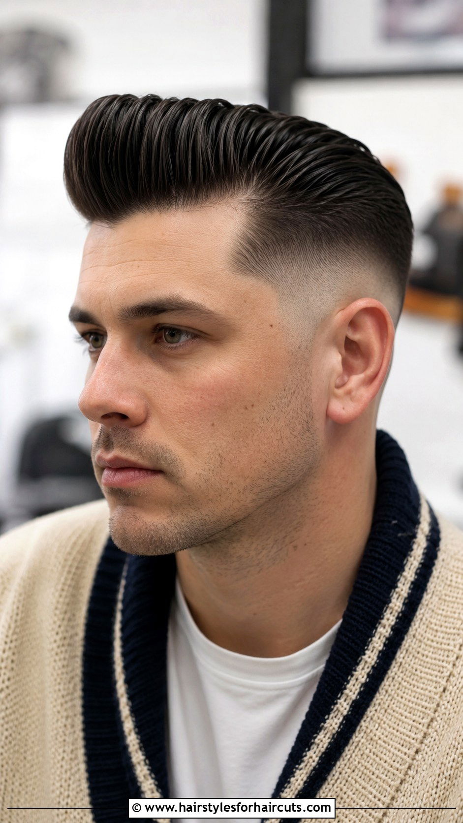 Comb Over Pompadour - 25 comb haircuts - 25 comb haircuts