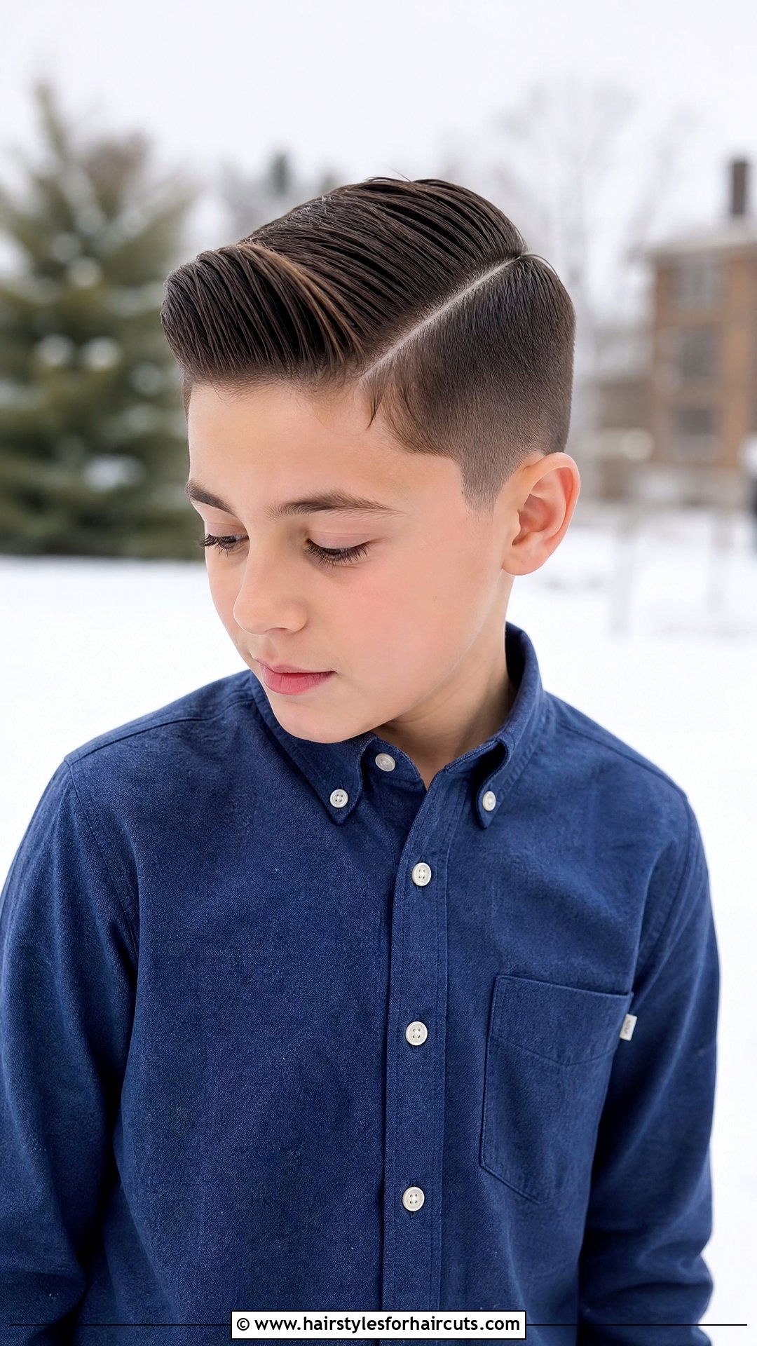 Comb Over With Hard Part - 25 7 year old boy haircuts - 25 7 year old boy haircuts