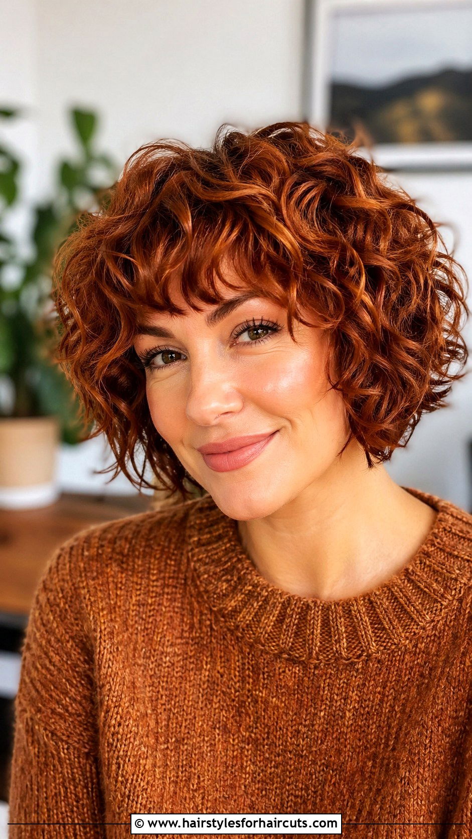 Copper Curly Shag - 25 color hairstyles - 25 color hairstyles