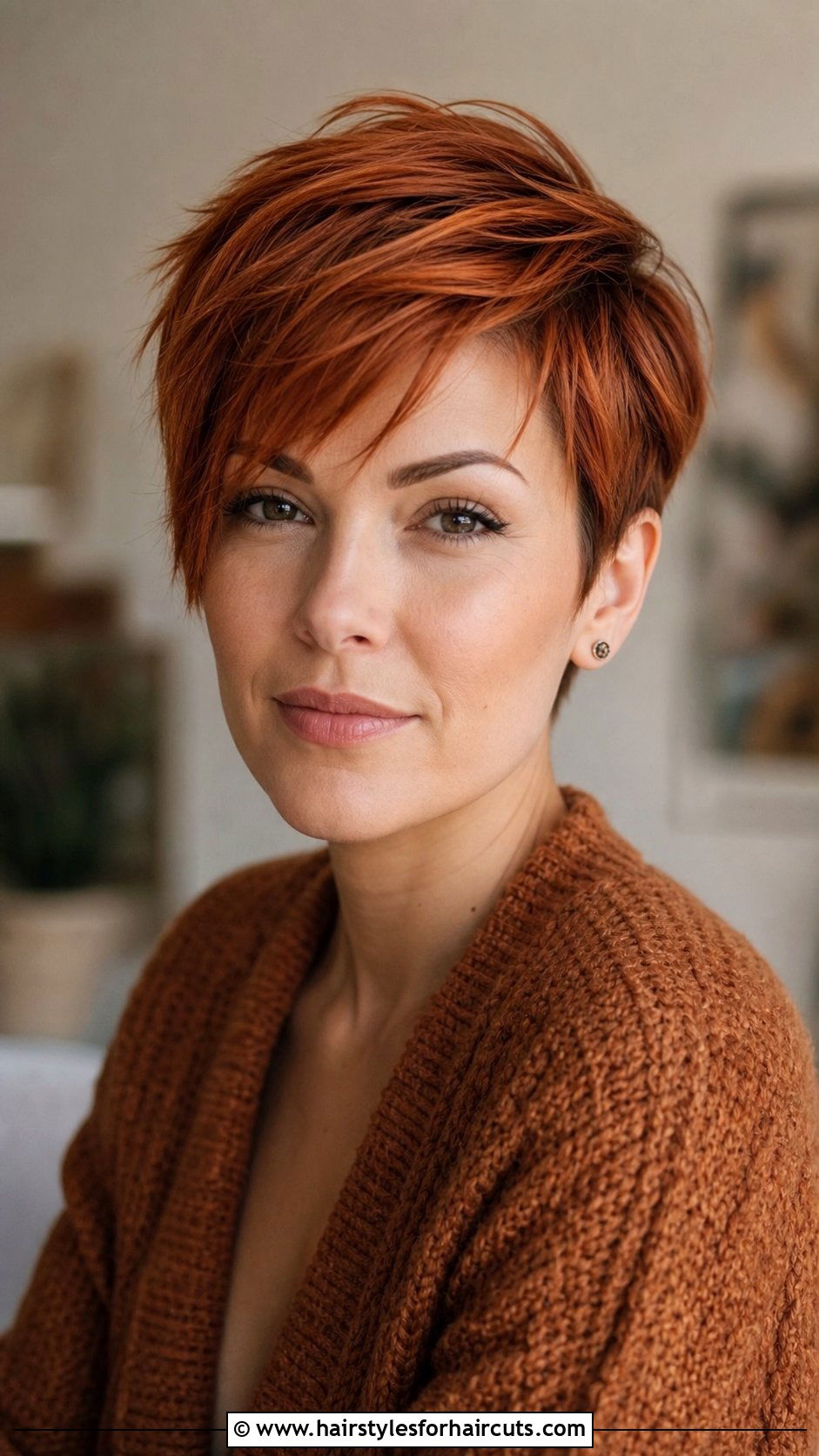 Copper Long Pixie - 25 long pixie haircuts - 25 long pixie haircuts