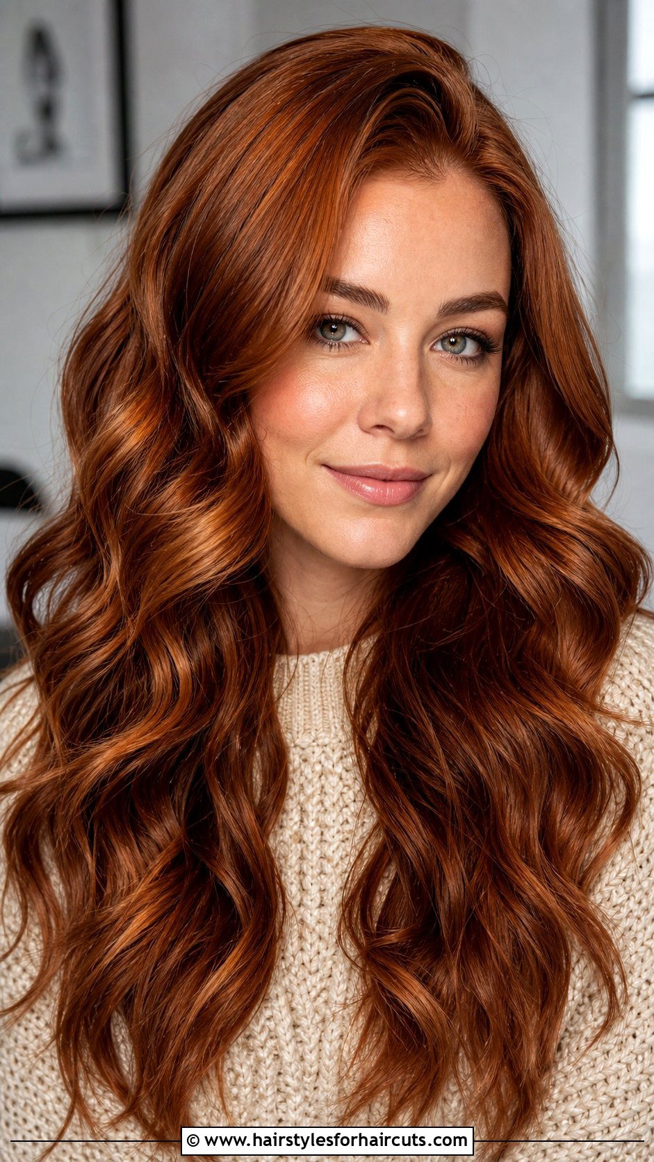 Copper Mermaid Waves Haircut - 25 mermaid haircuts - 25 mermaid haircuts