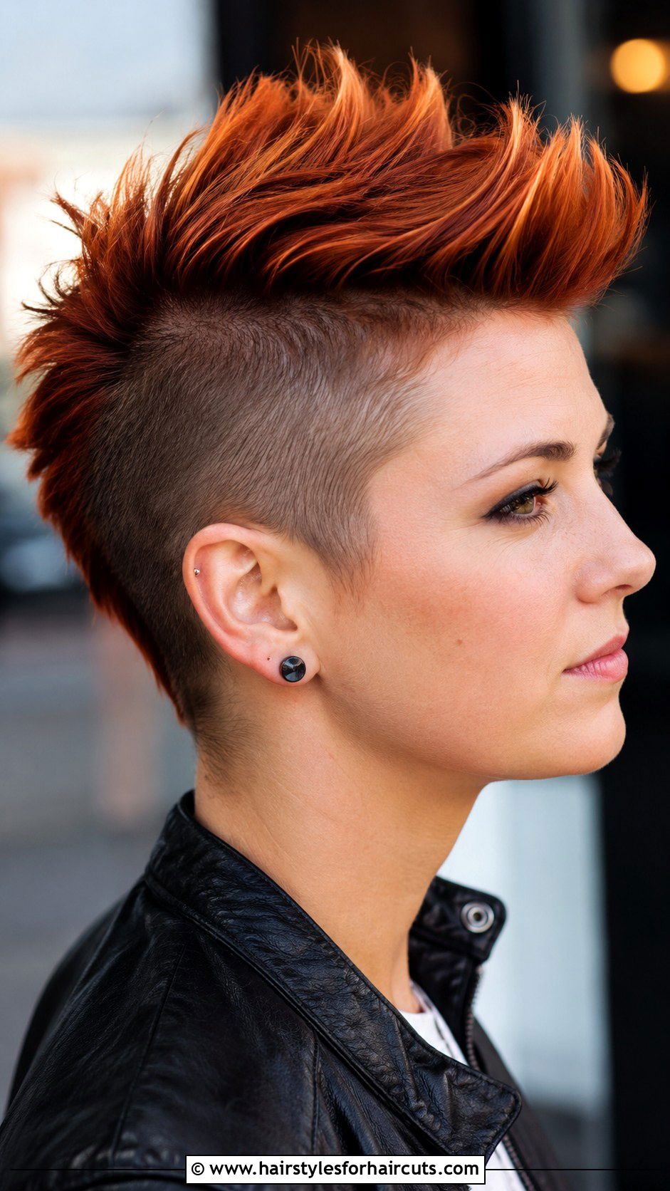 Copper Mohawk Haircut - 25 copper hairstyles - 25 copper hairstyles