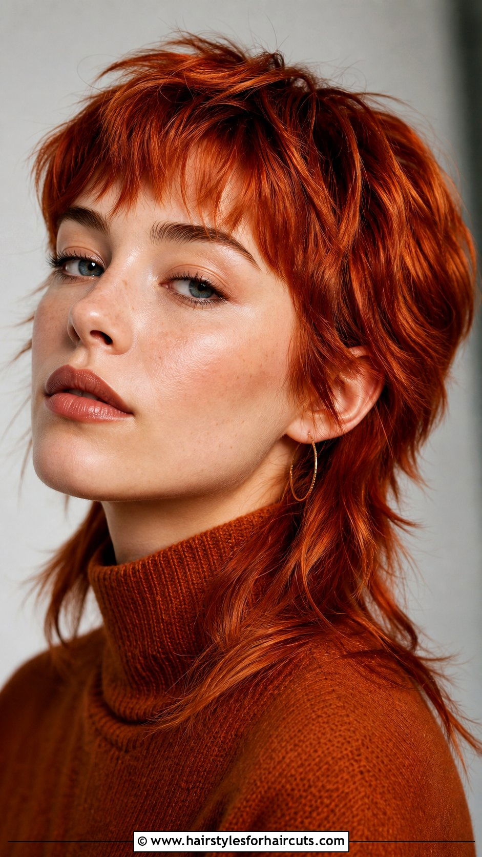 Copper Mullet - 25 mullet hairstyles - 25 mullet hairstyles