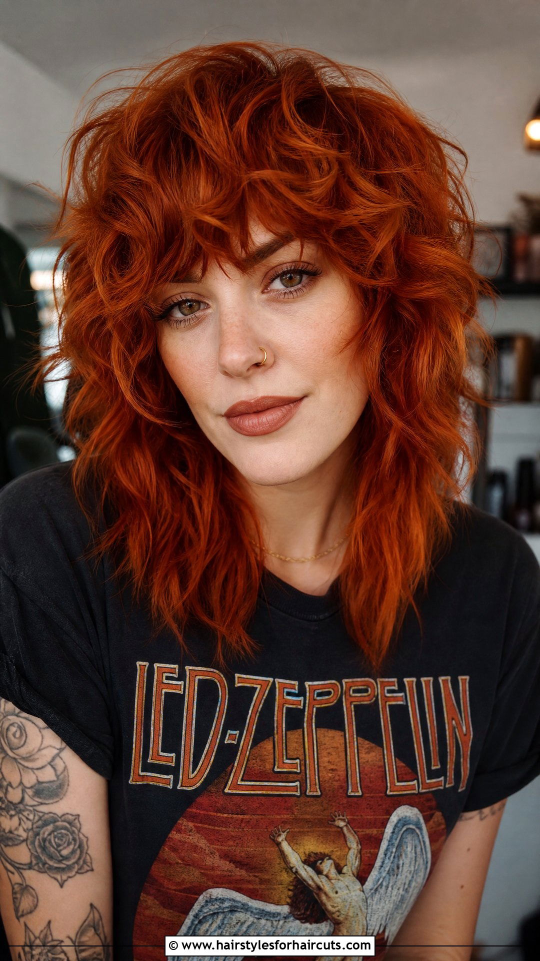 Copper Pumpkin Shag Haircut - 25 pumpkin hairstyles - 25 pumpkin hairstyles