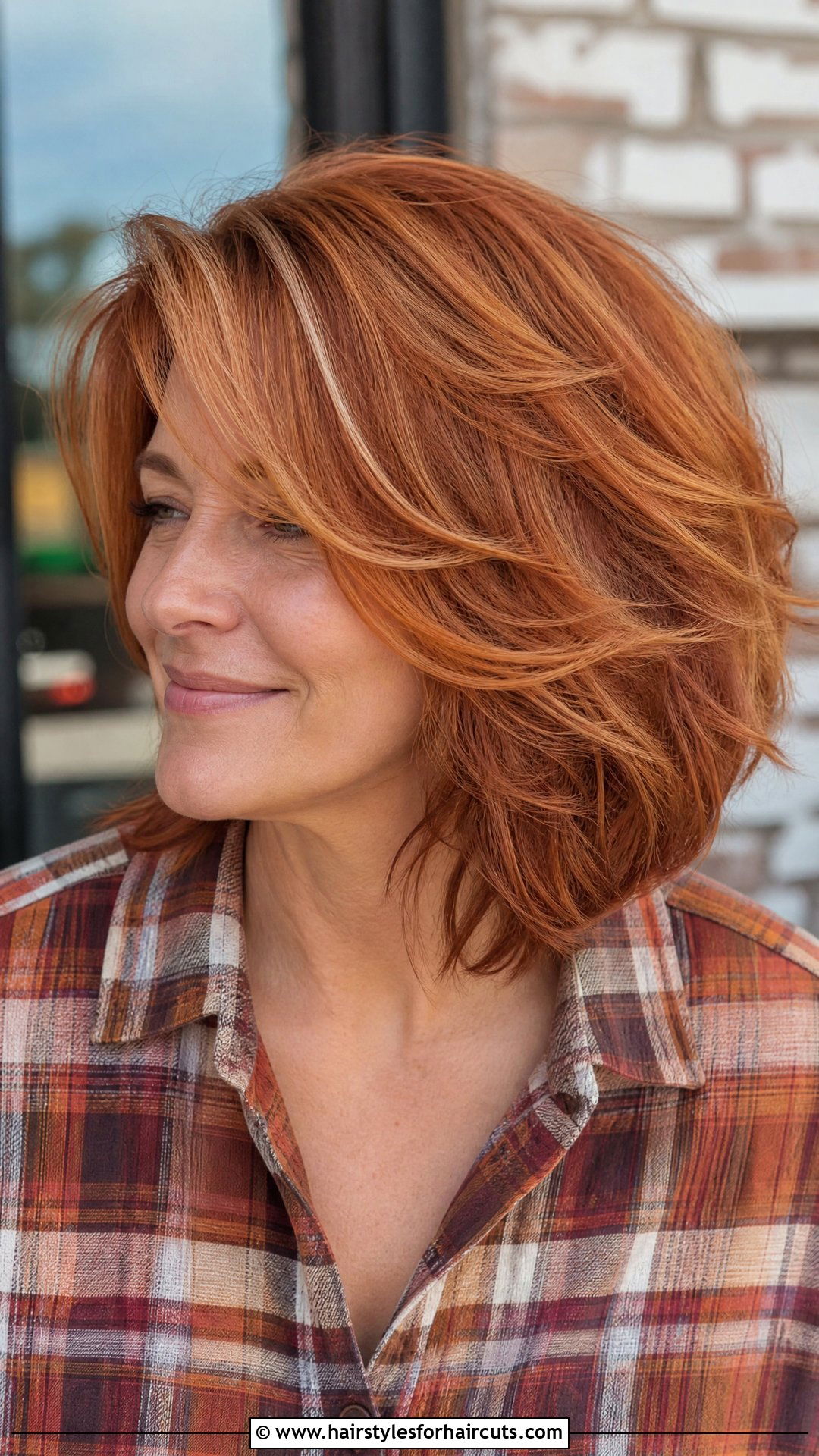 Copper Wedge Haircut - 25 wedge haircuts for wavy hair - 25 wedge haircuts for wavy hair