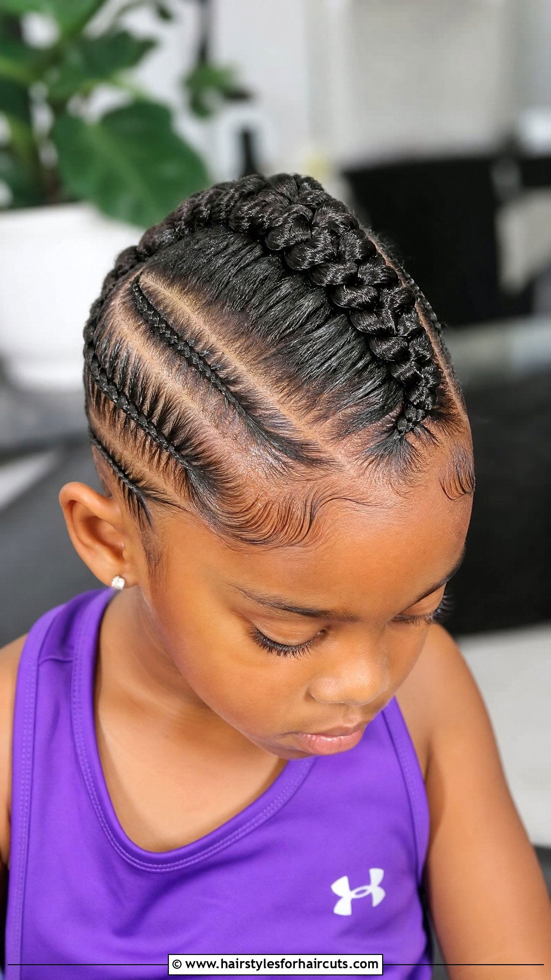 Cornrow Mohawk - 25 corn roll hairstyles for little girl - 25 corn roll hairstyles for little girl