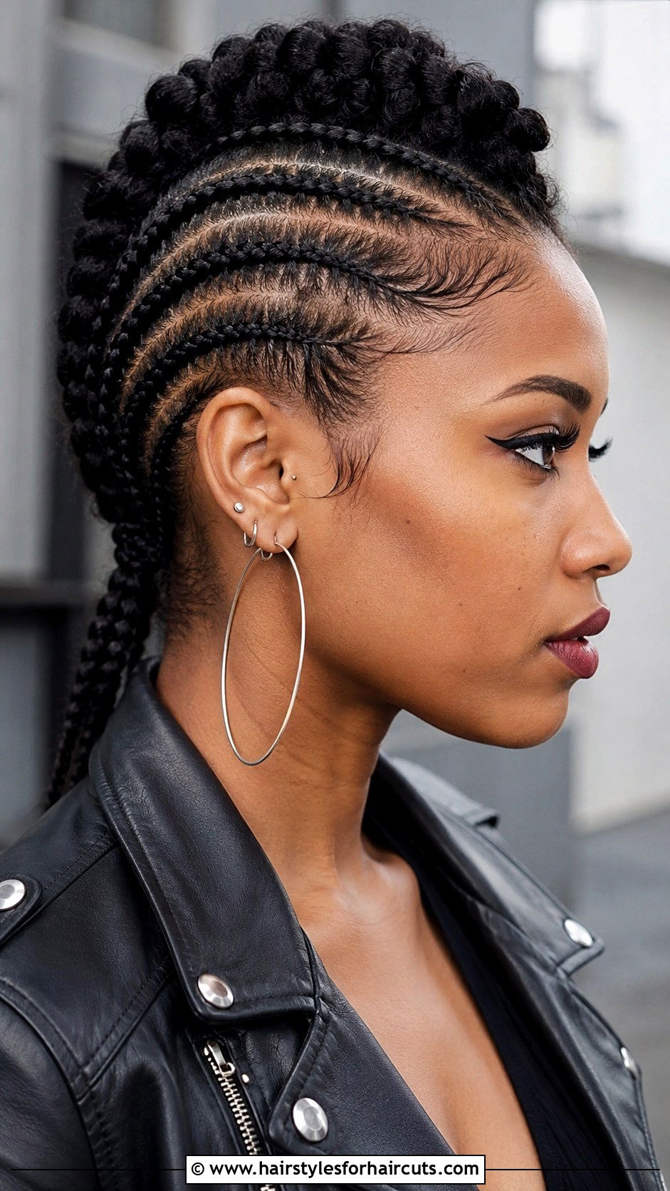 Cornrow Mohawk - 25 corn rolls hairstyles - 25 corn rolls hairstyles