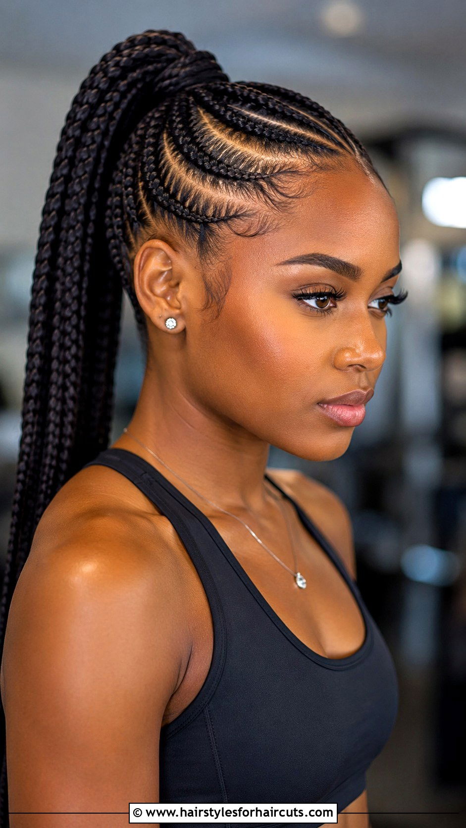 Cornrow Ponytail - 25 corn row hairstyles - 25 corn row hairstyles