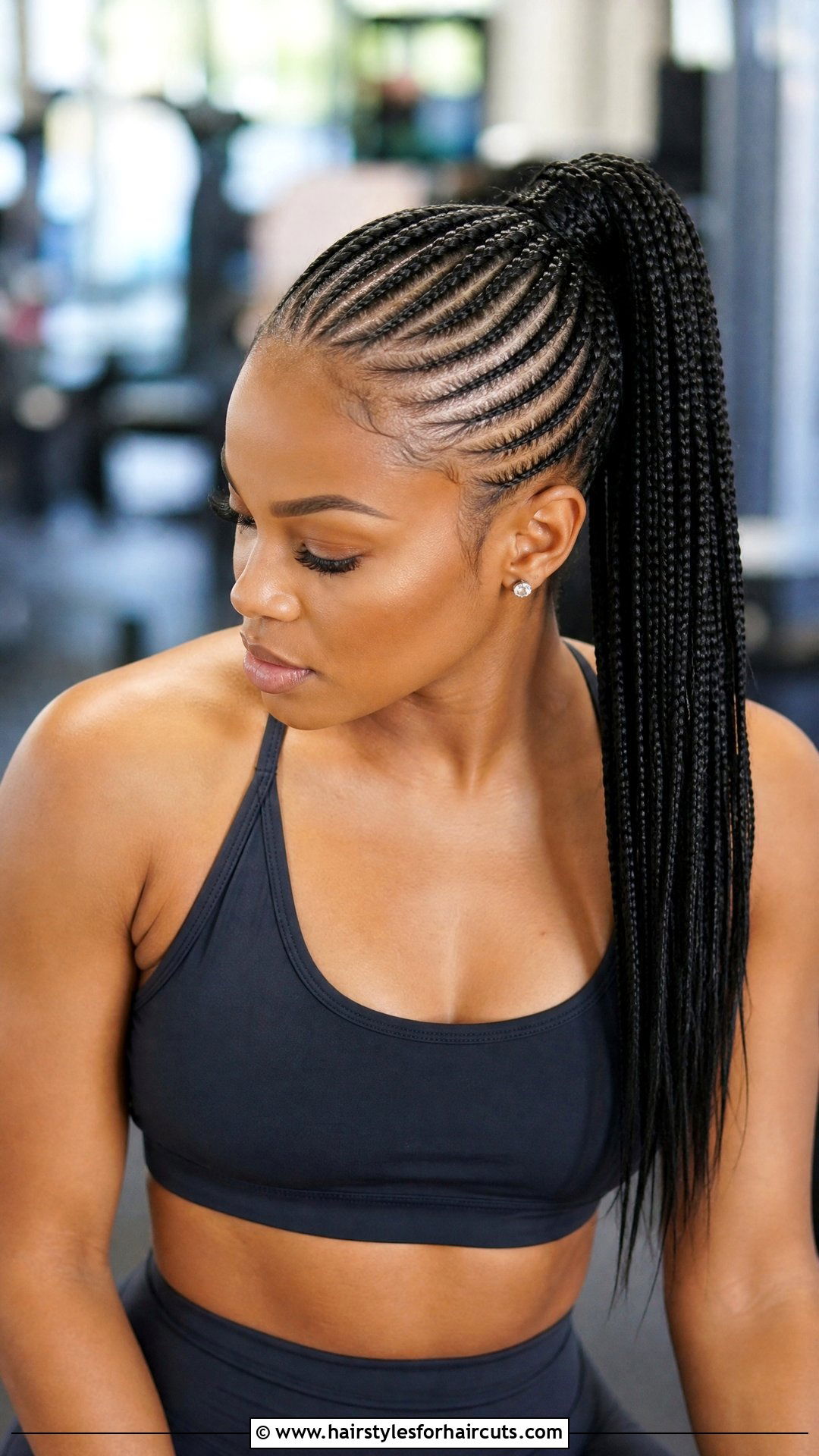 Cornrow Ponytail - 25 exotic hairstyles for black hair - 25 exotic hairstyles for black hair