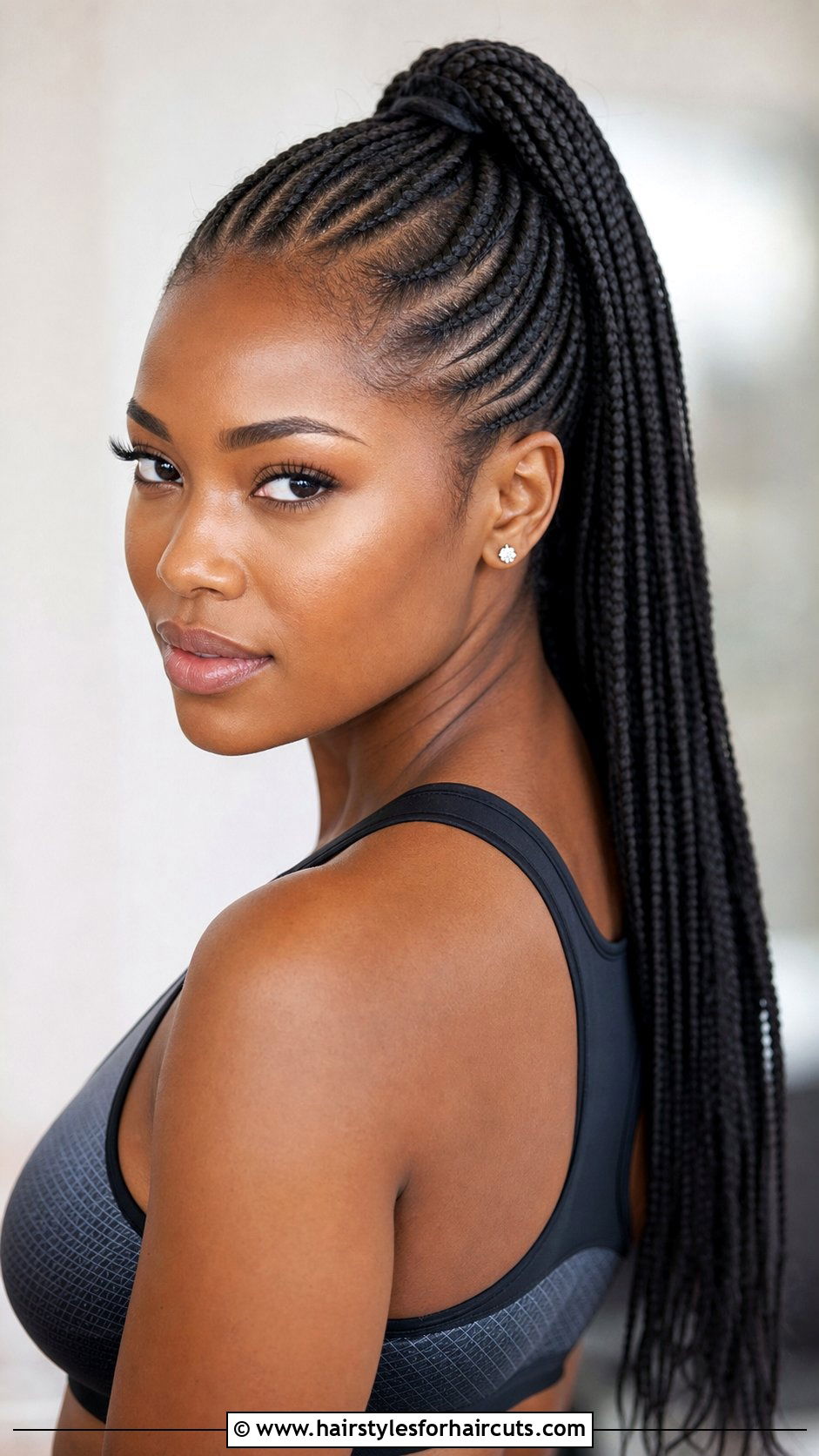Cornrow Ponytail - 25 natural hair baddie hairstyles black girl - 25 natural hair baddie hairstyles black girl