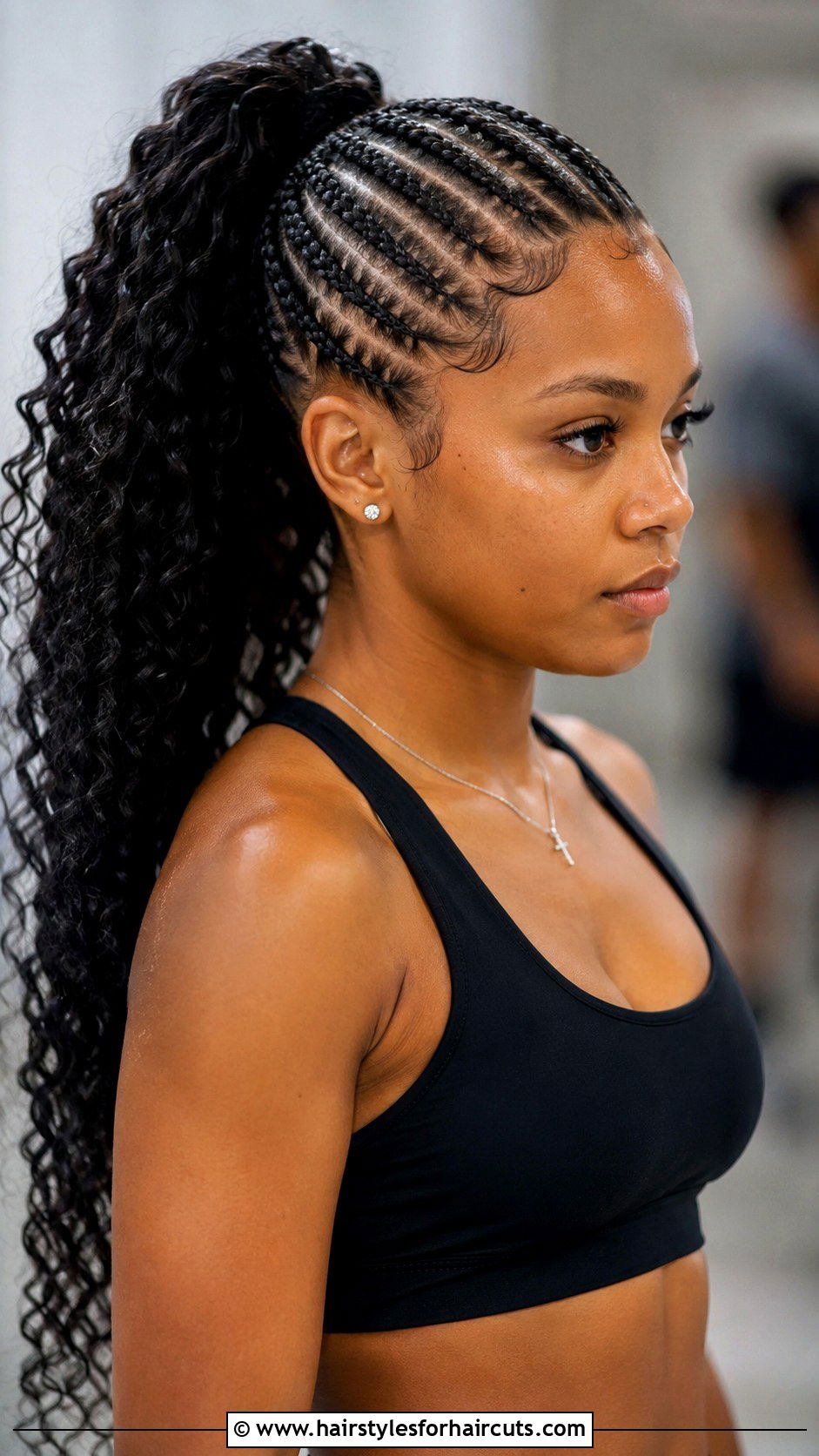 Cornrow Ponytail - 25 black hair ponytail hairstyles - 25 black hair ponytail hairstyles