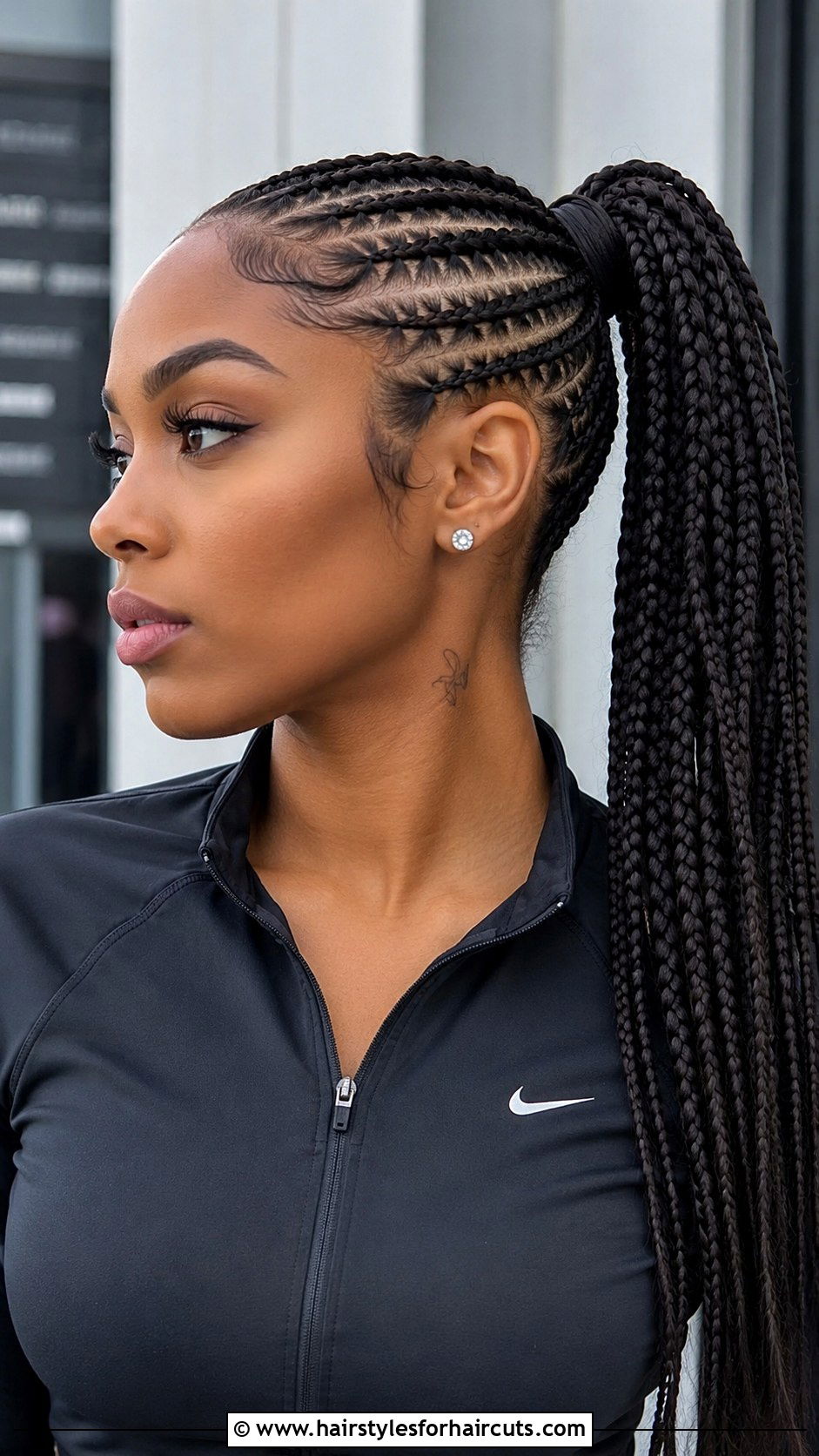 Cornrow Ponytail - 25 black ladies hairstyles - 25 black ladies hairstyles