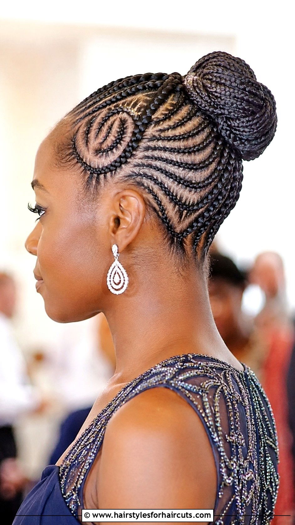 Cornrow Updo - 25 birthday hairstyles for girl black - 25 birthday hairstyles for girl black