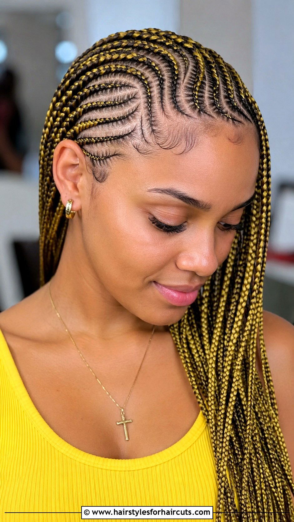 Cornrow Updo - 25 conroll hairstyles - 25 conroll hairstyles