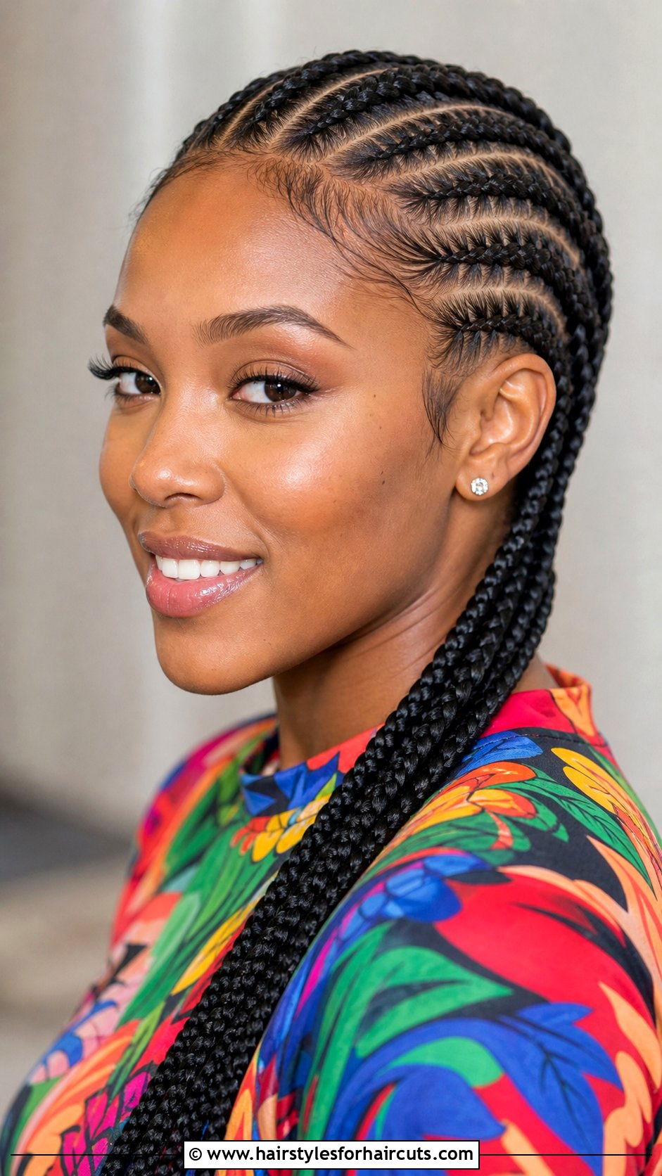 Cornrows Hairstyle - 25 hairstyles in the 60s - 25 hairstyles in the 60s
