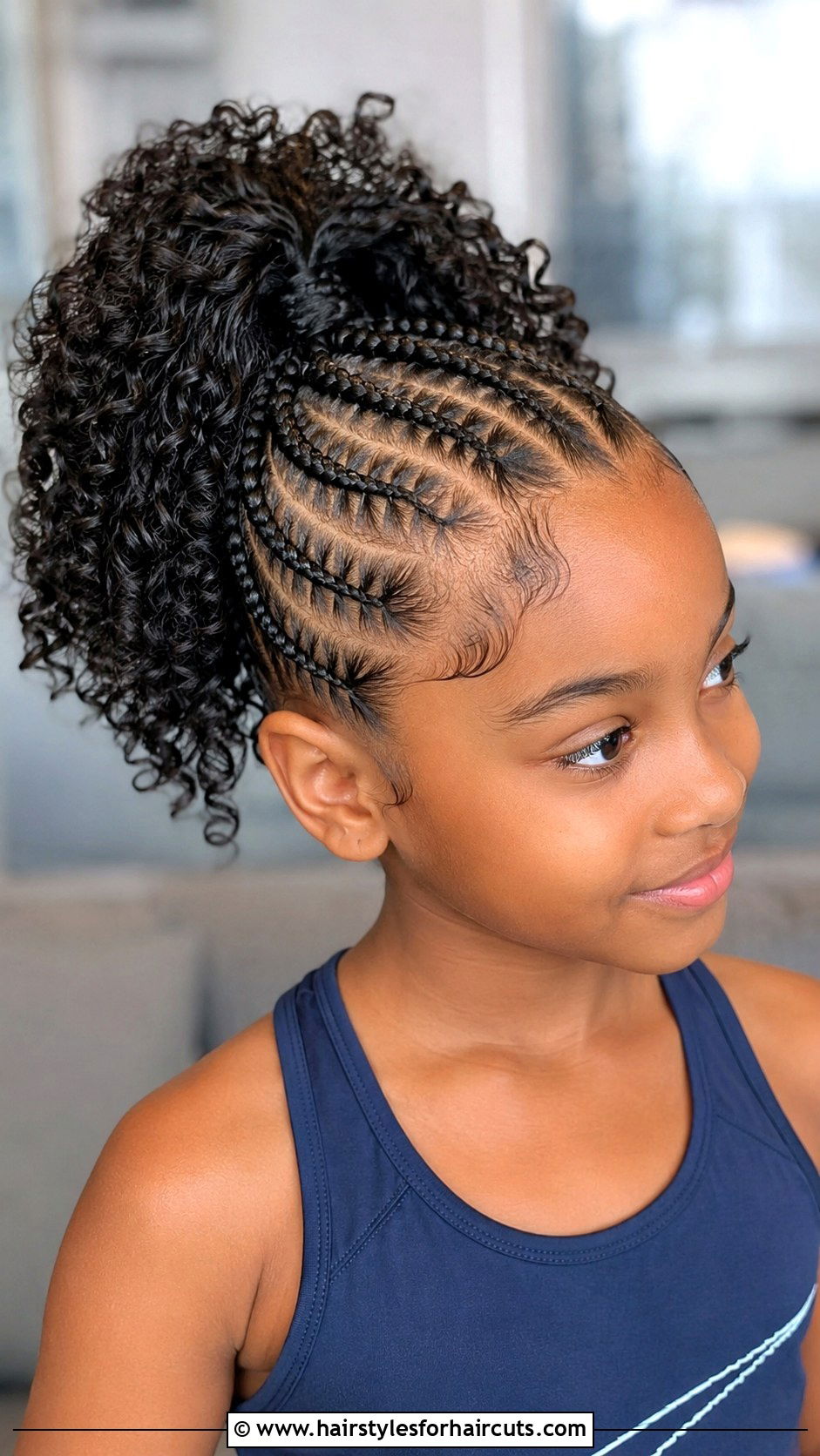 Cornrows Into Curly Ponytail - 25 curly hair black kids braids hairstyles pictures - 25 curly hair black kids braids hairstyles pictures