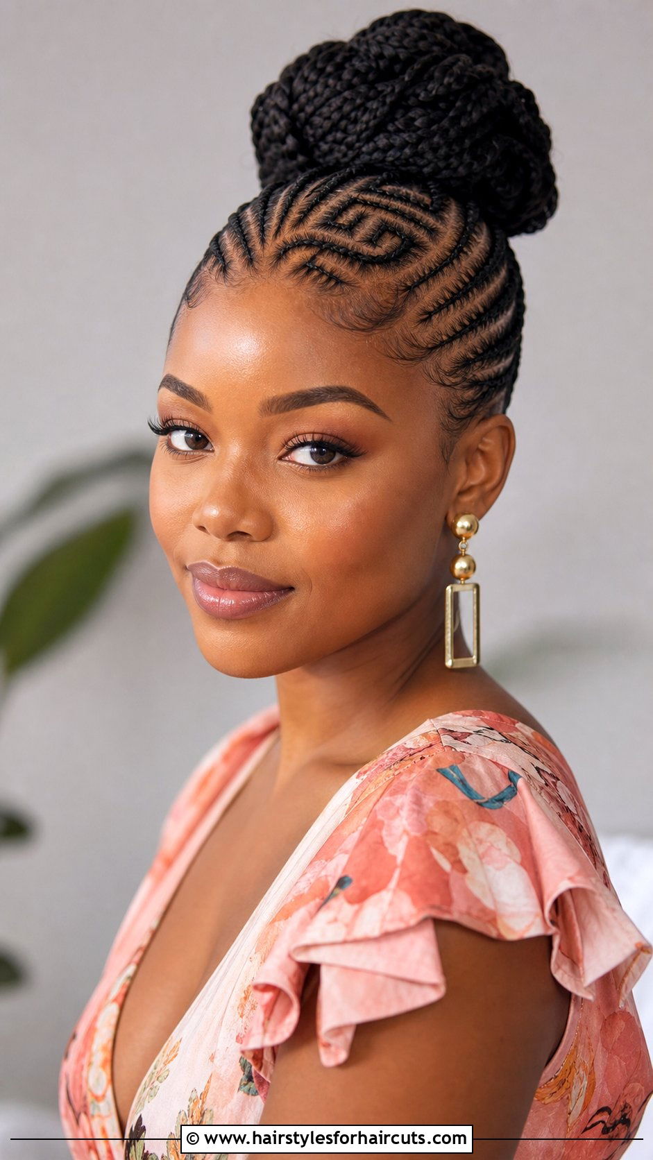 Cornrows Updo Natural Hair - 25 natural hair haircuts - 25 natural hair haircuts