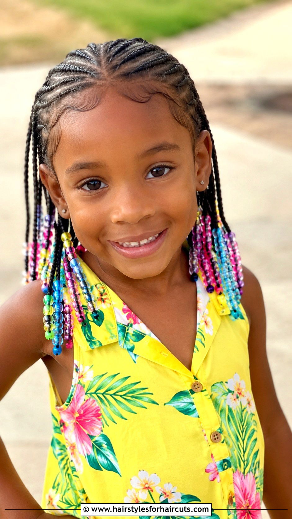 Cornrows With Beads - 25 kids girls hairstyles - 25 kids girls hairstyles