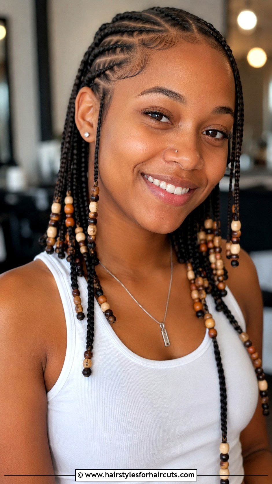 Cornrows With Beads - 25 corn row hairstyles - 25 corn row hairstyles