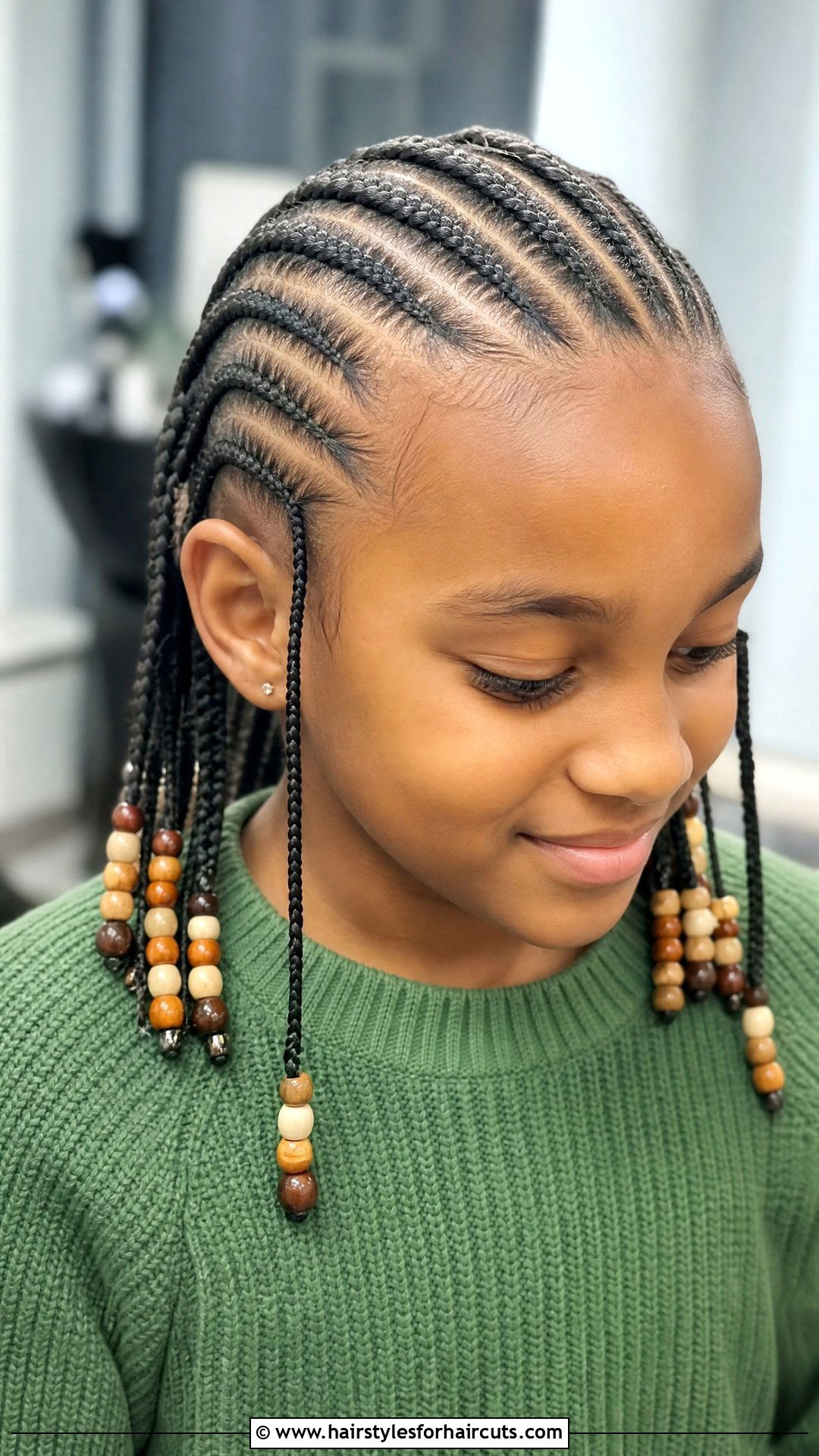 Cornrows With Beads - 25 hairstyles for girls with natural hair - 25 hairstyles for girls with natural hair