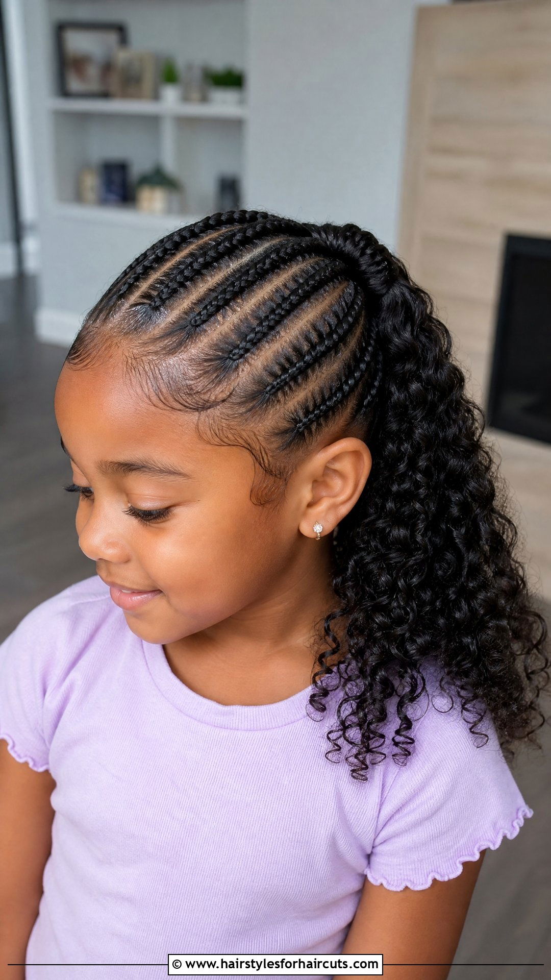 Cornrows With Curly Ends - 25 little black girl hairstyles - 25 little black girl hairstyles
