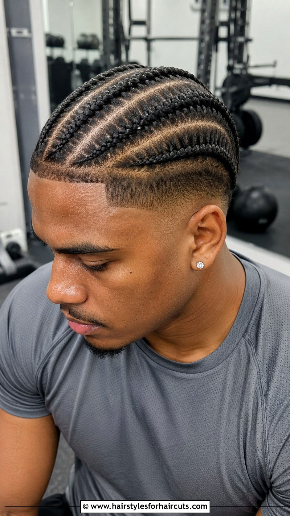 Cornrows With Fade - 25 basketball haircuts - 25 basketball haircuts