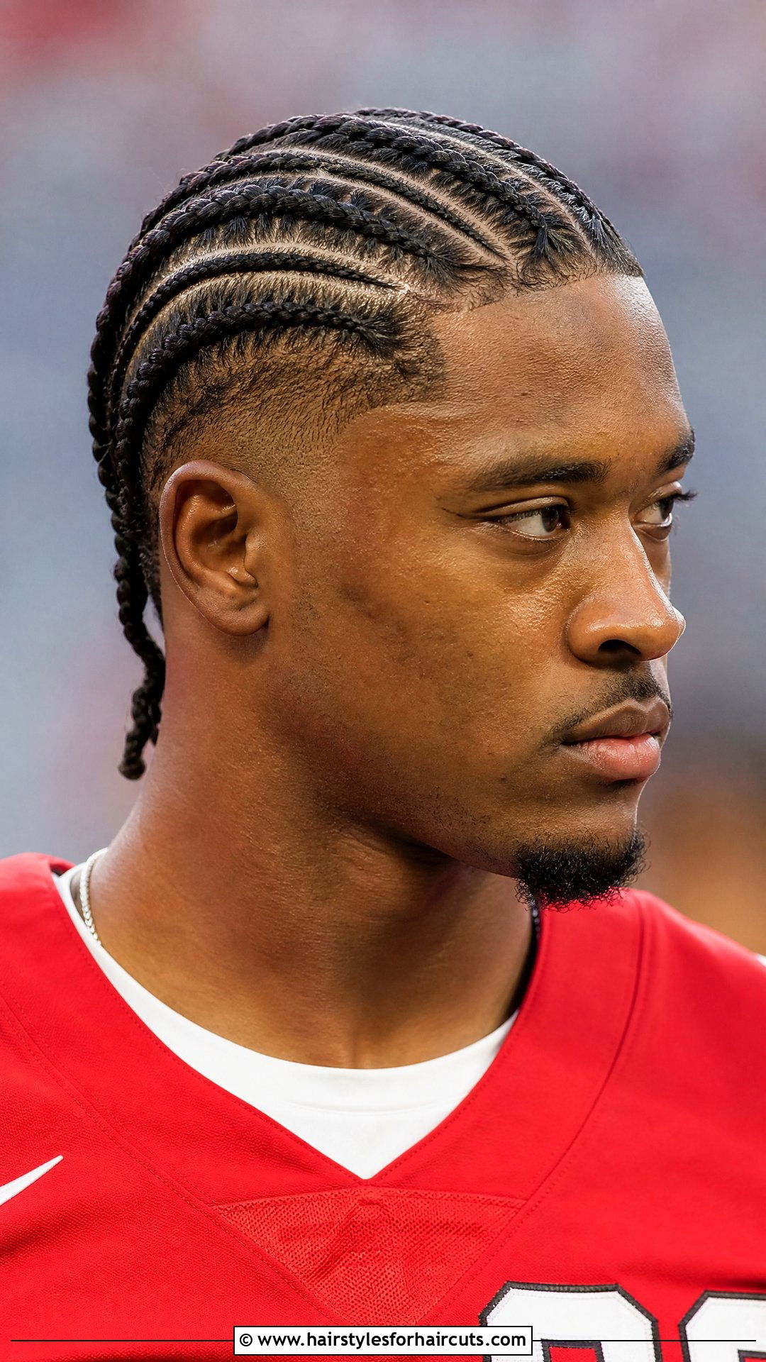 Cornrows With Fade - 25 football haircuts - 25 football haircuts