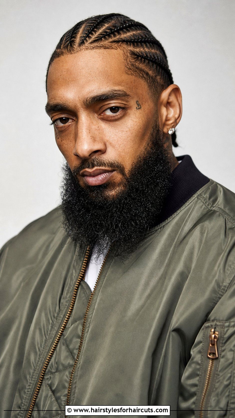 Cornrows With Long Beard - 25 long hairstyles with beard - 25 long hairstyles with beard