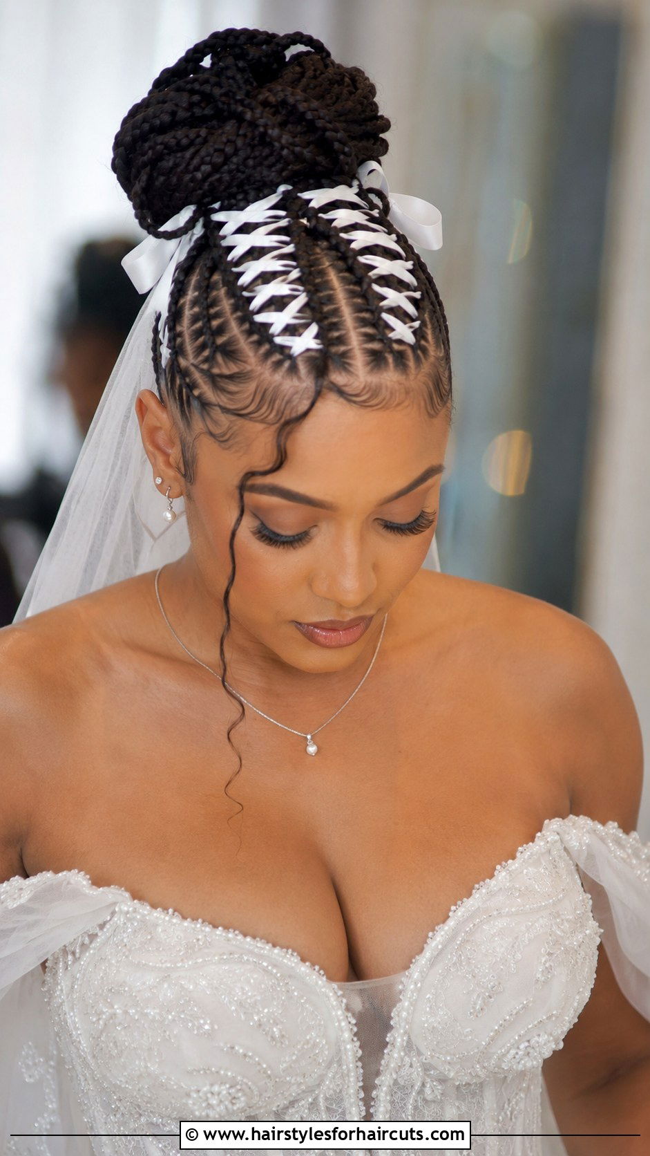 Corset Braided Updo - 25 braided wedding hairstyles for black hair - 25 braided wedding hairstyles for black hair