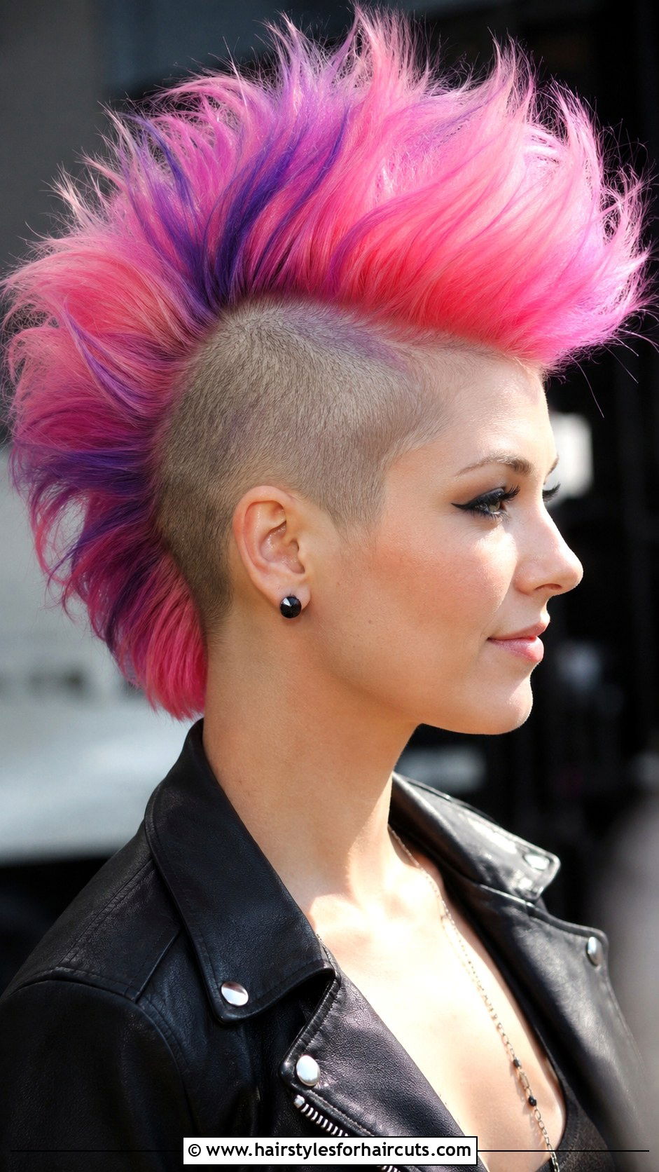 Cotton Candy Faux Hawk - 25 cotton candy hairstyles - 25 cotton candy hairstyles