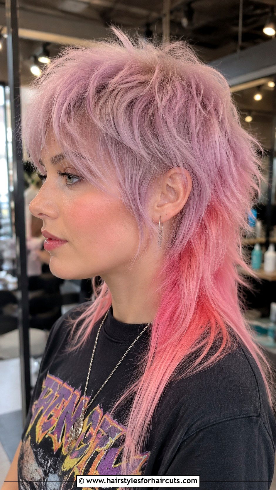Cotton Candy Mullet Haircut - 25 cotton candy hairstyles - 25 cotton candy hairstyles