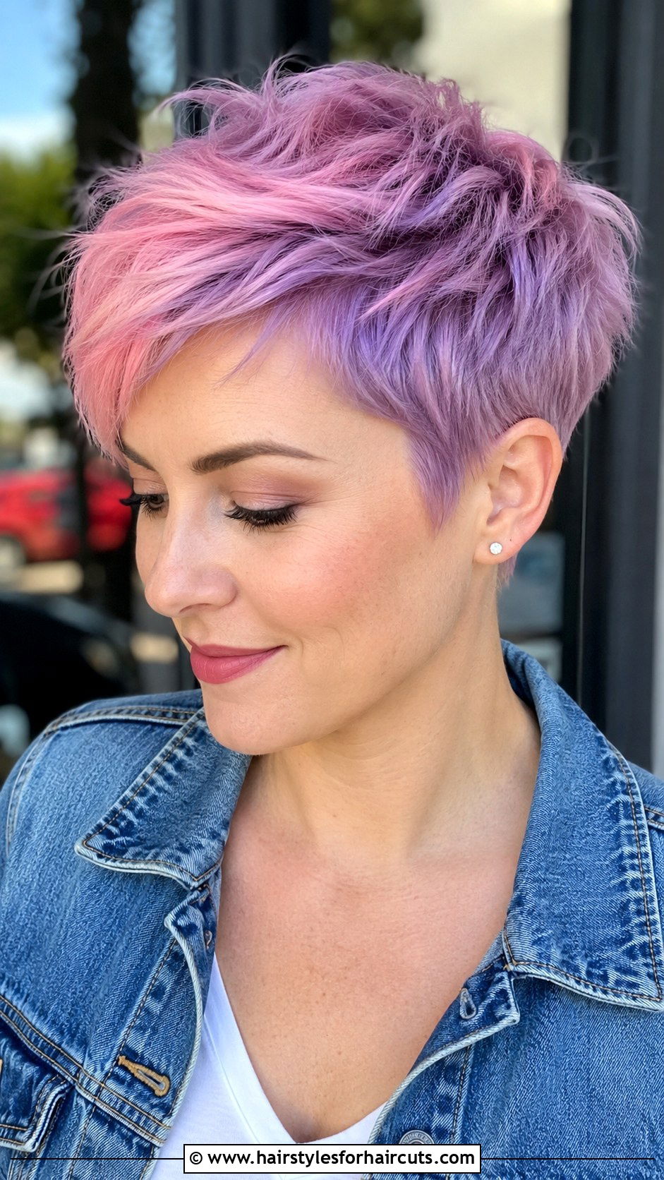 Cotton Candy Pixie Cut - 25 cotton candy hairstyles - 25 cotton candy hairstyles