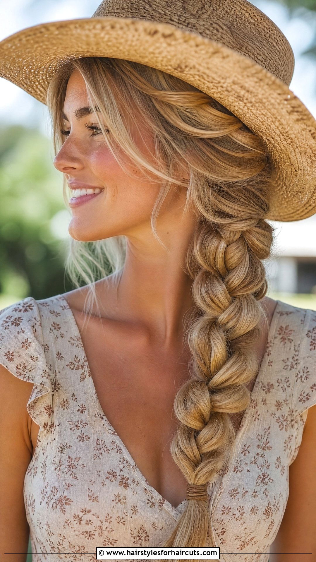 Cowgirl Loop Braid - 25 western hairstyles for long hair - 25 western hairstyles for long hair